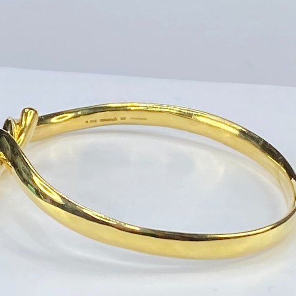 Tiffany & Co. 18K yellow gold Cummings twist knot bangle 40.0g 7.75" JR7874 - Picture 4 of 11